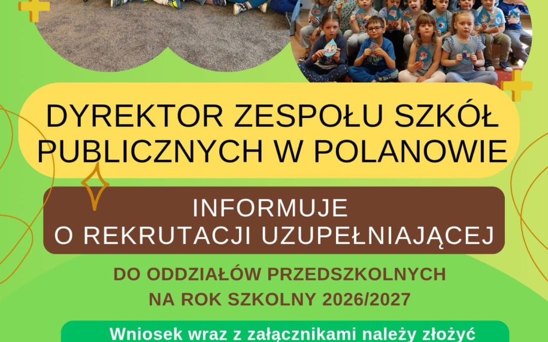 REKRUTACJA UZUPEŁNIAJĄCA