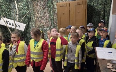 Dzieci z grupy „Muchomorki” odwiedziły Polanowską Izbę Pamięci Ziemi Polanowskiej
