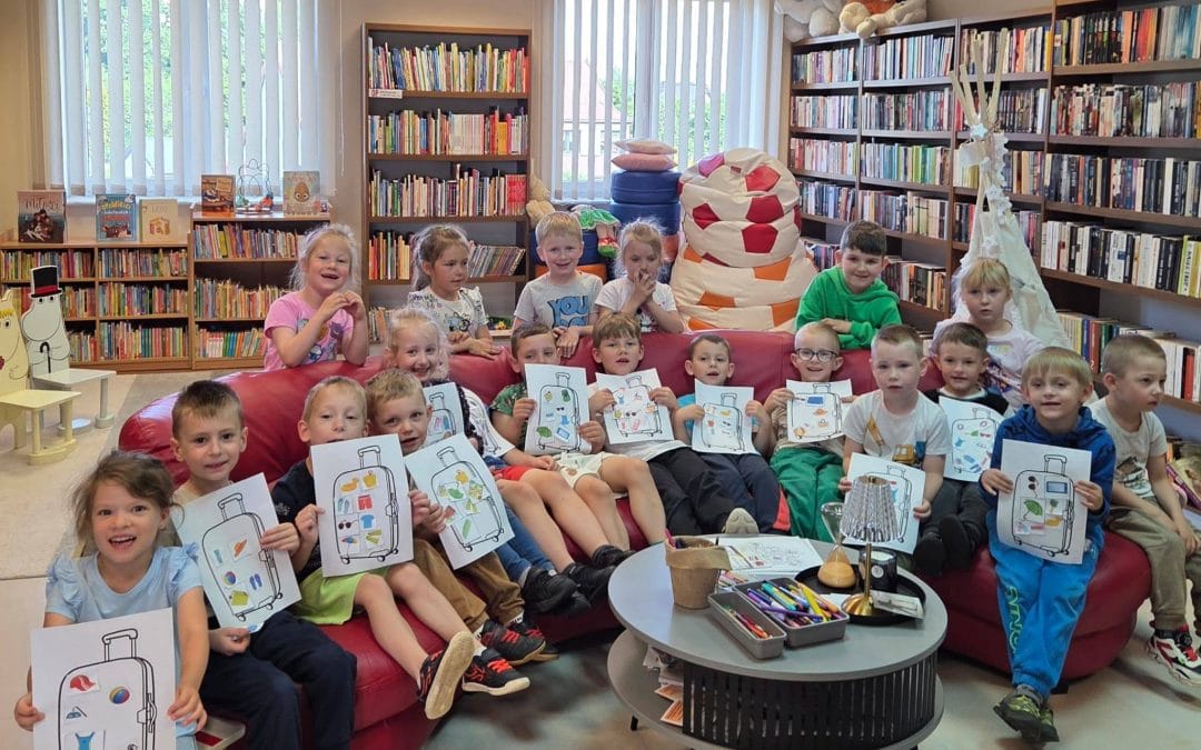 Grupa Motylki z wizytą w bibliotece